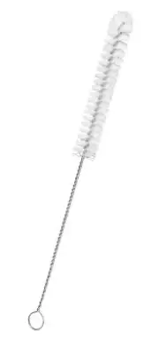 Semi Micro Nylon Cleaning Brush, 7.25" - 0.5" Diameter - Eisco Labs
