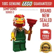 Lego Minifig Simpsons Series 2-Groundskeeper Willie New Sealed Bag Free Shipping
