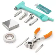 ImpressArt Ring Making Kit for Metal Stamped Rings, Textured Jewelry Ring Bundle