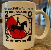2024 DRESSAGE AT DEVON, Kings View Partners, Equestrian Coffee Mug - SHIPS FREE!
