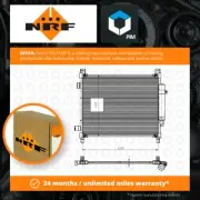Air Con Condenser fits NISSAN NOTE E12 1.2 13 to 16 HR12DE AC Conditioning NRF