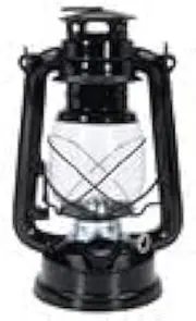 NC KAISENG Kerosene Lamp,Retro Oil Lantern Outdoor Garden Camp Kerosene Paraffin Portable Hanging Lamp (Black)