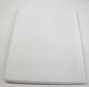 Times Square Tablecloth w/ Soil Release ~ White ~ 52" x 70" Rectangle NEW