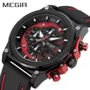 MEGIR Sport Men Wristwatch Top Brand Luxury Quartz