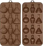 ALLY-MAGIC Halloween Silicone Mould Bottle Ice Cube Moulds Candy Molds Baking Moulds Fondant Moulds Y6-WSTPMJ (Bottle)