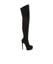 over the knee stiletto boots 36,38.5,39.5,40.5,40,36.5,35.5 Black