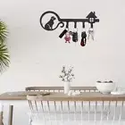 Iron Coat Hanger Festive Atmosphere Key Holder Dog Wall Rack Hook
