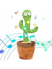 Talking Dancing Cactus Toy For Babies - Singing, Mimicking, Recording Plush