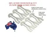 Trolley keys - 6x GENUINE FOSKO , $1 COIN + ALDI