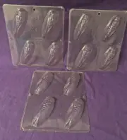 New Cicadas Bugs Insects chocolate fondant molds Lot of 3