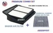 AF6061 C35519 ENGINE & CARBON CABIN AIR FILTER COMBO For 2009-14 ACURA TSX 2.4L