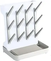 Bottle Drying Rack - Baby Bottle Organizer, Countertops Drain Stand | Baby Container Drying Tray, Water Container Holder, Feeding Container Dryer, Kitchen Flask Storage Solution for Home and Nursery