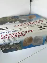 Patio Tunes 100 Watt Granite Speakers Model PTL100 New In Box
