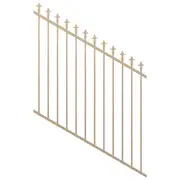 ProtectorAl 0350-1200W x 1200H Primrose Spear Top Pool Fence Panel Raked 16-30º