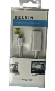 QTY 12 NEW Belkin Mini DisplayPort to HDMI Adapter-Sealed Package.