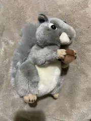 Miyoni by Aurora Stuffed American (Gray) Squirrel 8" Stuffed Plush with neck tag