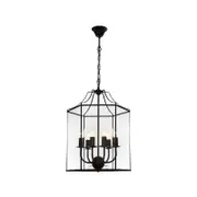Cougar Lighting Arcadia 6lt Pendant Light Black