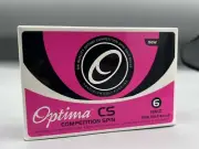 Optima CS Competition Spin Golf balls - 6 Total - New In Packaging - HiViz Pink