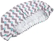 SHOWERORO Cradle Fitted Sheet Mattress Cover Bassinets Bassinet Mattress Pad Changing Pad Cover Cotton