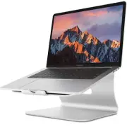 Laptop Stand, Aluminum Notebook Holder Riser Heat-Vent for MacBook Air/Pro, D...