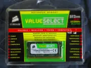 Corsair ValueSelect VS512SDS333 Notebook RAM Stick 512 MB DDR 1 333MHz