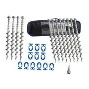 Camping Ground Anchors Aluminum Screw Heavy Duty Metal Non-Rust Cast Tent