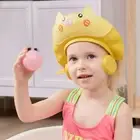 Infant Shower Cap with Ear Protection Soft Plastic Shampoo Silicone Baby