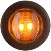 Optronics - MCL11AKPVG - LED UNI-LITE SEALED GROM 180 MALE PG AMB - (Pack of 1)