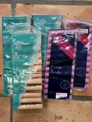 Salon Care Perm Rods 5 PACKS NOS - 3 of 292533, 1 of 292531, 1 of 292532 NOS