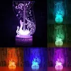 Guitar Electric 3D Night Light Lamp USB 7 Colour Led Touch Change Table Desk
