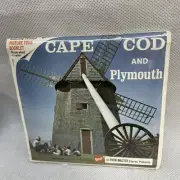 SEALED Gaf A727 Cape Cod and Plymouth Massachusetts view-master reels packet 5S4
