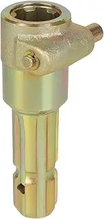 PTO Extender Adaptor, Female 1 3/8in 6 Spline Male 1 3/8in 6 Spline Tractor PTO Adapter Extend PTO Shaft Extension Parts for Up to Tractor