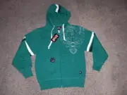 Chase Authentics DALE EARNHARDT JR full zip green Hoodie men's Small NEW w TAGS
