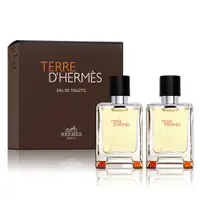 在飛比找ETMall東森購物網優惠-外盒盒損-Hermes 愛馬仕 大地男性淡香水 50MLX2