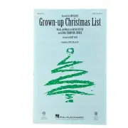 Grown-Up Christmas List SAB by Amy Grant Arranged by Kirby Shaw New Hal Leonard