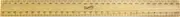 Bantex, Wooden Ruler, 30cm, Polished, Brown, Ideal for School, Home or Office Usage