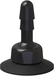 Doc Johnson Vac-u-lock - Deluxe 360 Degree Swivel Suction Cup Plug - Swivels In Any Direction & Angle To Work Every Hot Spot, Black