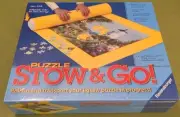 Ravensburger Stow and Go Jigsaw Puzzle Mat Felt w/Inflatable Tube 46"x26" NEW