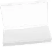 FUNNETOYU 100pcs Banknote Storage Box Plastic Holder Plastic Sleeves for Cash Paper Protective Bag Holder Decor Banknote Collection Bank Supplies Transparent