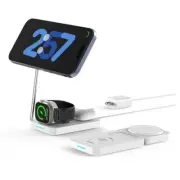 3 in 1 Wireless Charging Station, PD20W Foldable Magnetic Wireless Charger for