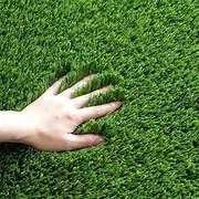 Cestavie Artificial Grass Turf Rug 4x6 Ft, 1.5inch Thick Astroturf Fake Grass Carpet PU Backing, Indoor Outdoor Use for Pets, Patio, Balcony, Deck,Dog Training with Drainage