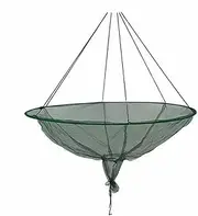 Fishing Net, Basket Landing Net, Soft Steel Hoop, Large Round Bridge Net, Portable, Foldable Catfish Net for Outdoor Fishing Lovers, Easy Fish Release