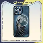 MOON CASE 24H 蝙蝠俠蝙蝠俠超級英雄方形邊緣 IPHONE 手機殼 6/7/8PLUS/X/XS/11/12