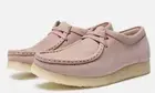 Clarks Wallabee 26169435 Womens Pink Blush Oxfords & Lace Ups Casual Shoes 7
