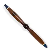 WWII US Army Air Force Airplane Propeller Replica - Wooden Prop with Star Emblem