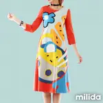 MILIDA 拉麵拼貼長版洋裝 MMRYEA025