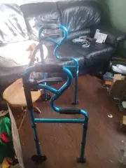 Folding Walker And Easy To Maneuver And Comes With A Bonus Cain✅