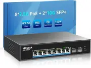 NICGIGA S25-0802P 8 Port 2.5G PoE Switch Unmanaged with 8 Port 2.5Gb Base NEW
