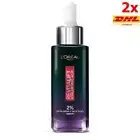 2x L'Oreal Paris Revitalift Hyaluronic Acid Oil Control Night Replumping Serum