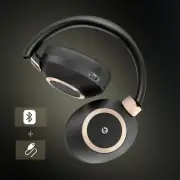 Active Noise Cancelling Headphones, 100H Playtime Headphones Wireless Bluetooth,